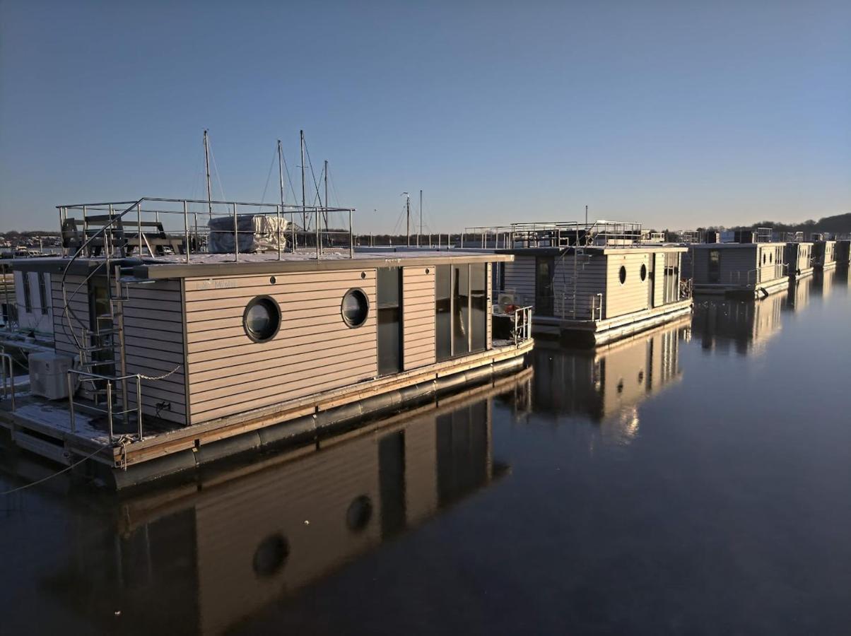 Ostsee Hausboot Schleswig Ostseeblick 1 Bagian luar foto