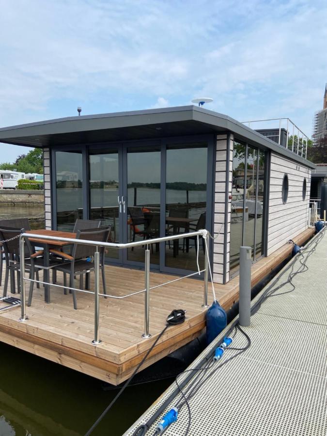 Ostsee Hausboot Schleswig Ostseeblick 1 Bagian luar foto