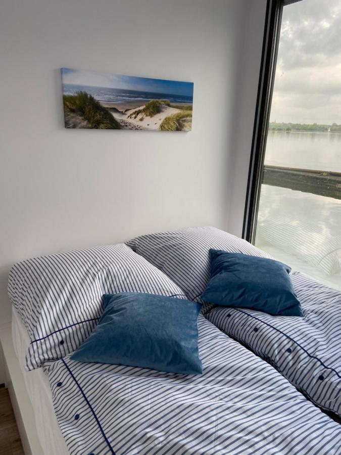 Ostsee Hausboot Schleswig Ostseeblick 1 Bagian luar foto