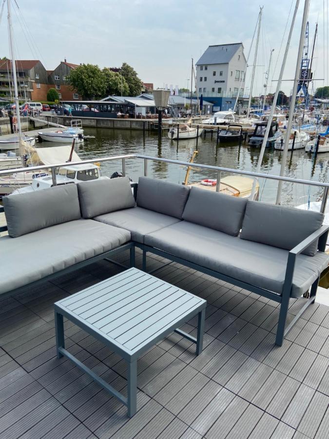 Ostsee Hausboot Schleswig Ostseeblick 1 Bagian luar foto