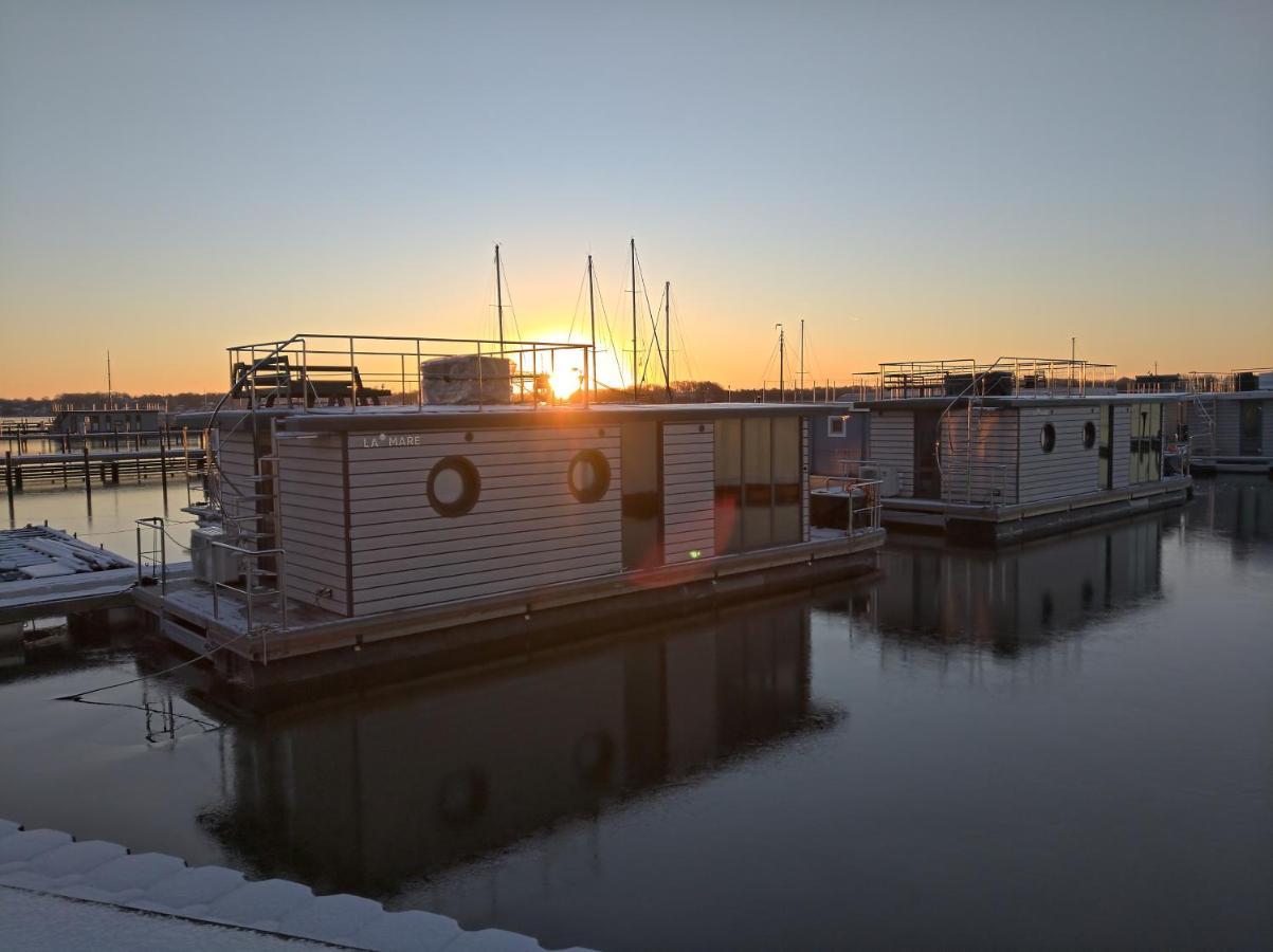 Ostsee Hausboot Schleswig Ostseeblick 1 Bagian luar foto