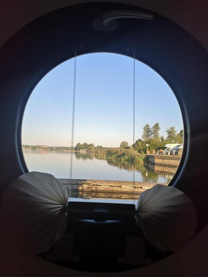 Ostsee Hausboot Schleswig Ostseeblick 1 Bagian luar foto
