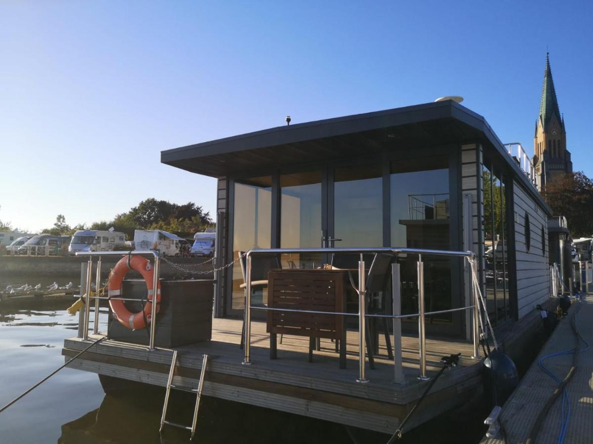 Ostsee Hausboot Schleswig Ostseeblick 1 Bagian luar foto