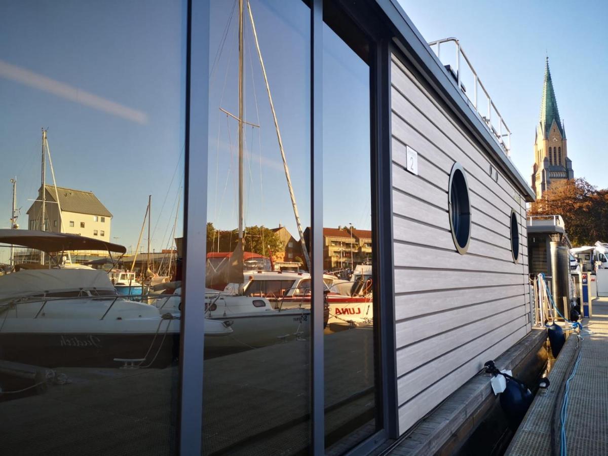 Ostsee Hausboot Schleswig Ostseeblick 1 Bagian luar foto