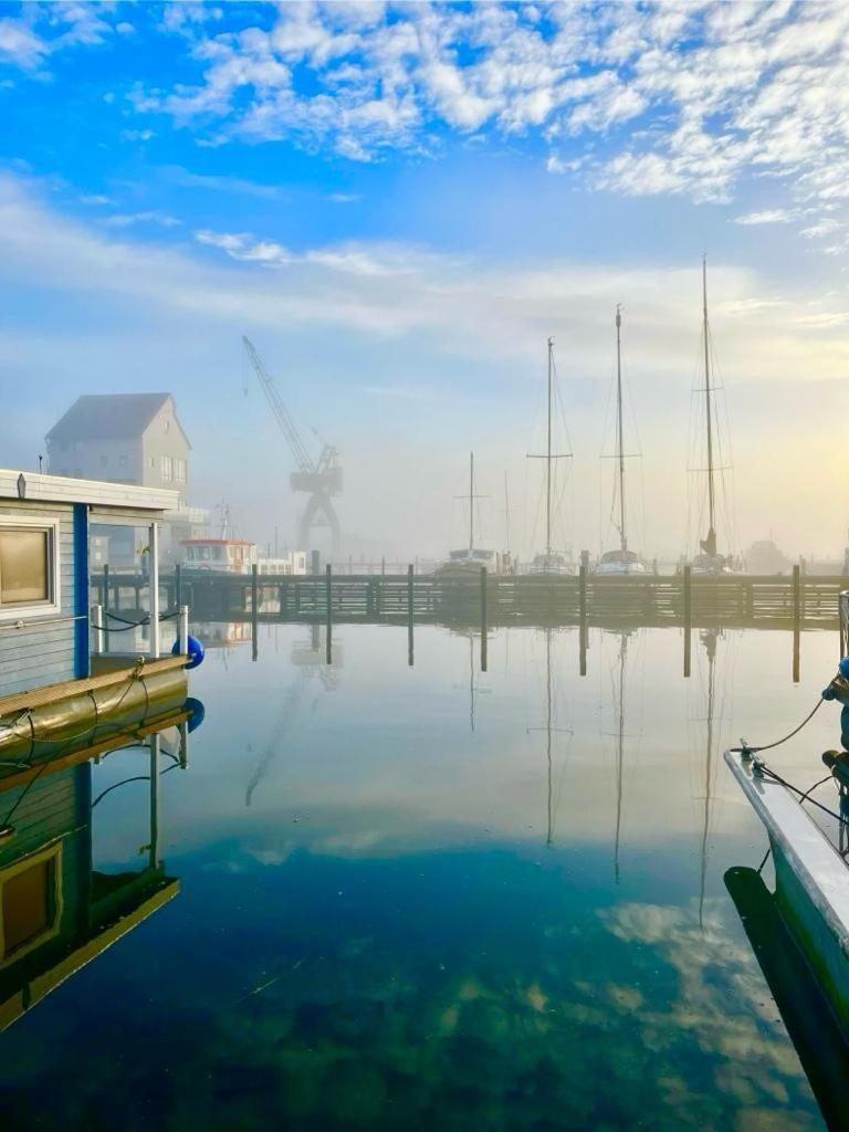 Ostsee Hausboot Schleswig Ostseeblick 1 Bagian luar foto