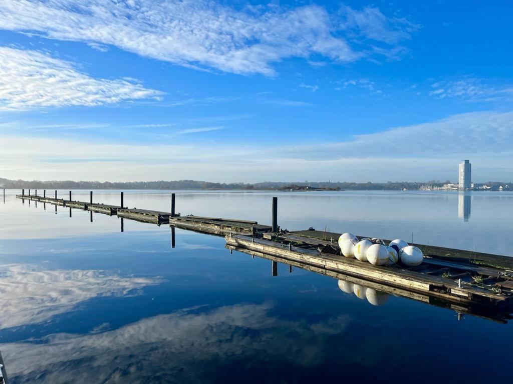 Ostsee Hausboot Schleswig Ostseeblick 1 Bagian luar foto