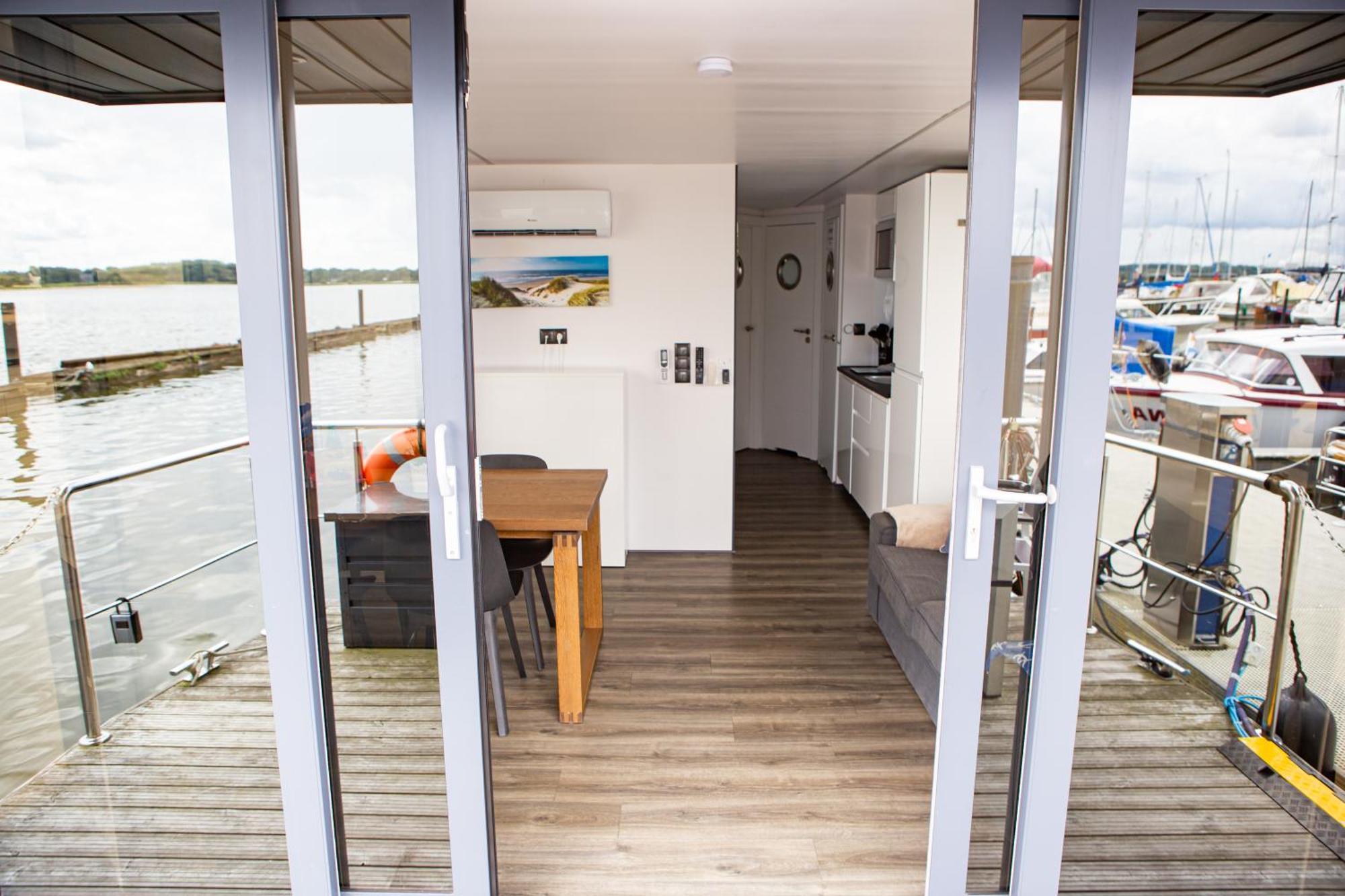 Ostsee Hausboot Schleswig Ostseeblick 1 Bagian luar foto